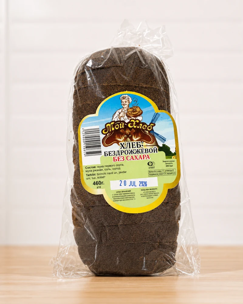 Qadoqdagi xamirturushsiz non 0,4 kg